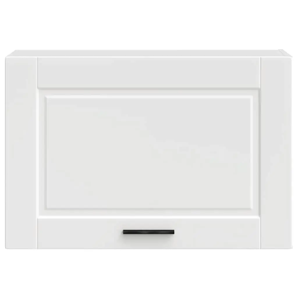 Wall-Mounted Kitchen Cabinet Organizer Engineered Wood White Finish for Space Saving Storage Solutions