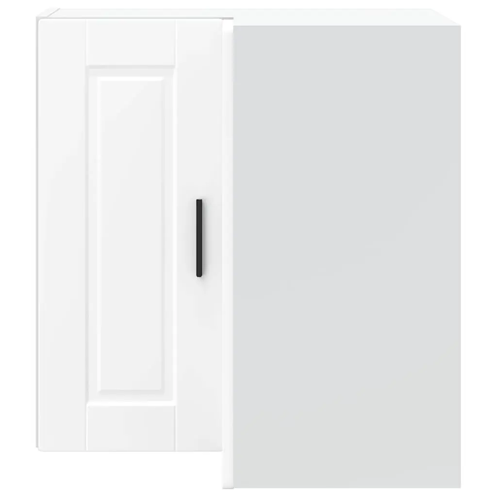 Kitchen Wall Corner Cabinet in White with Engineered Wood