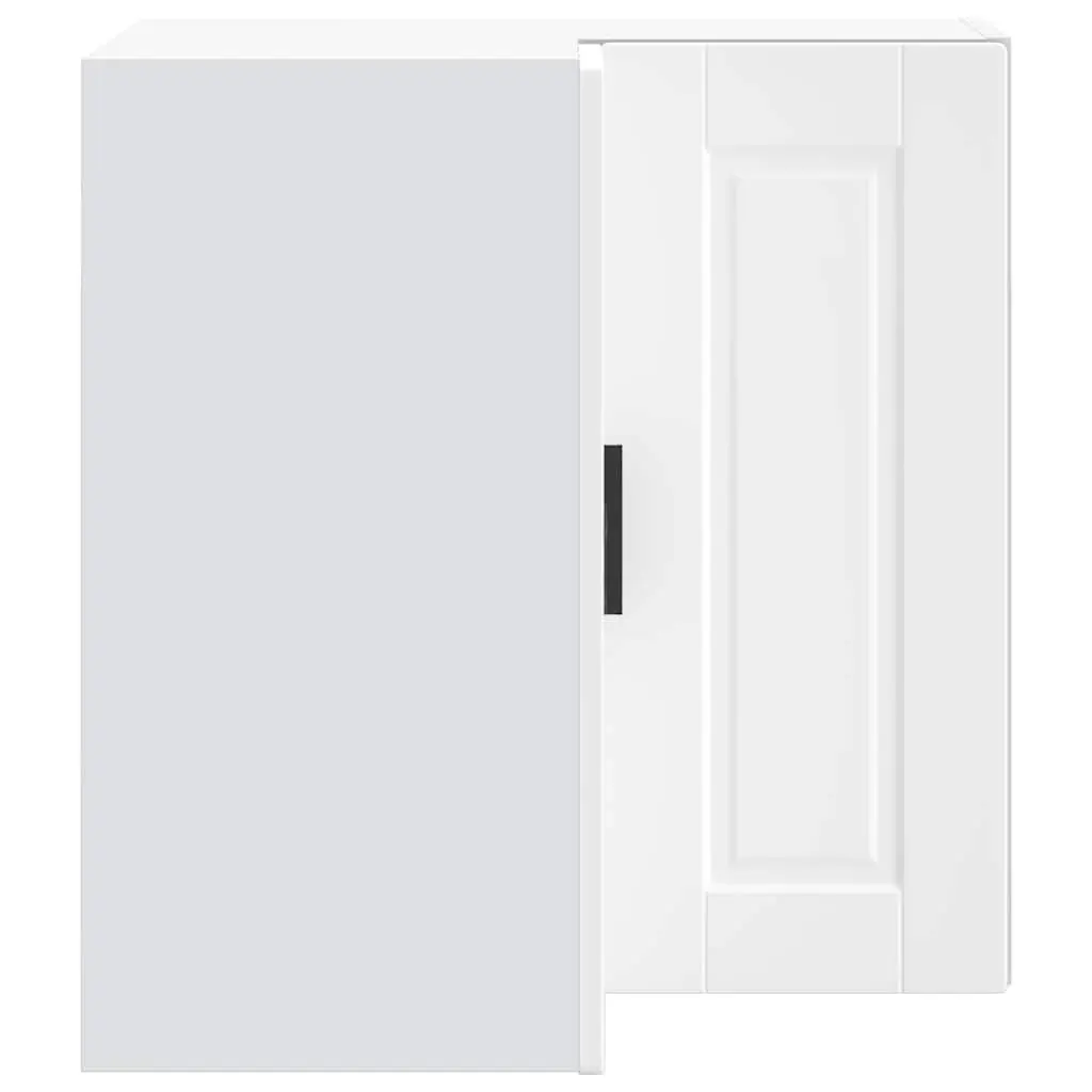 Kitchen Wall Corner Cabinet in White with Engineered Wood