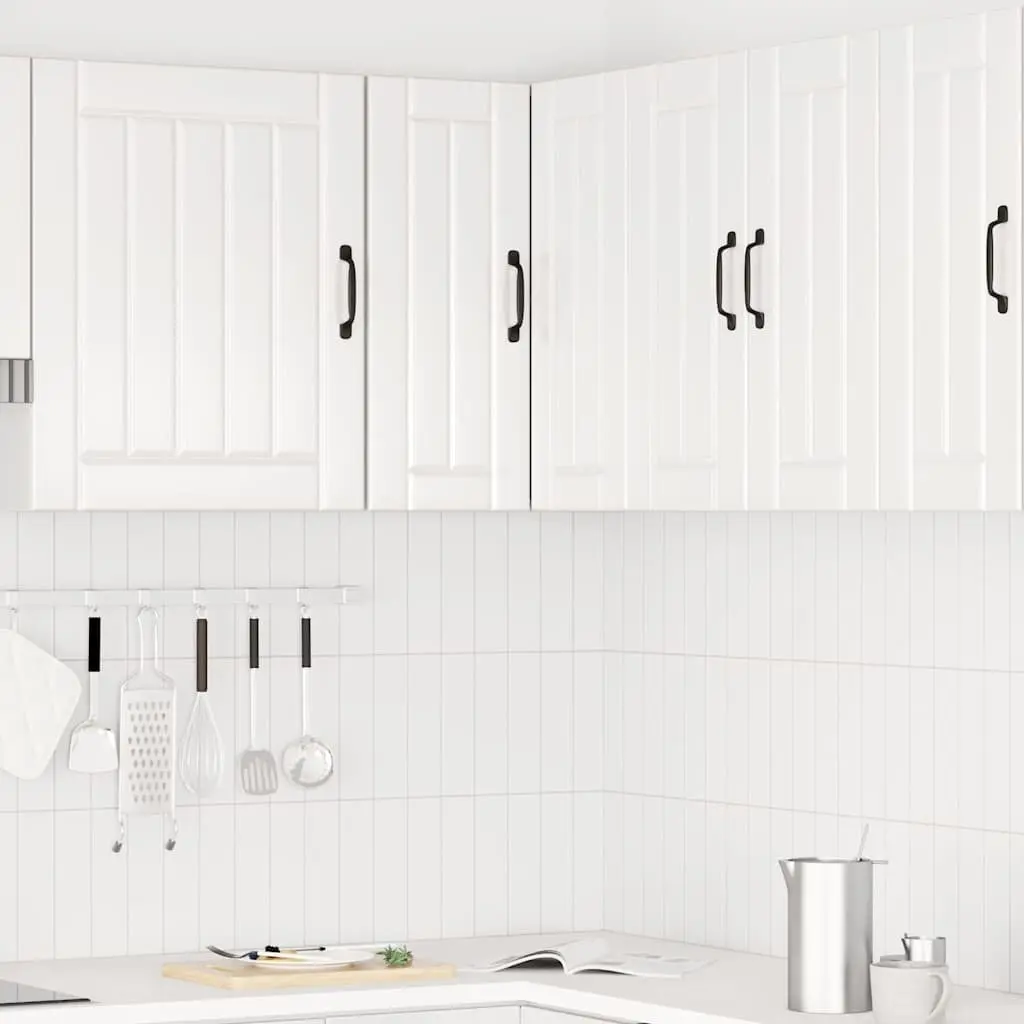 White Kitchen Wall Corner Storage Cabinet