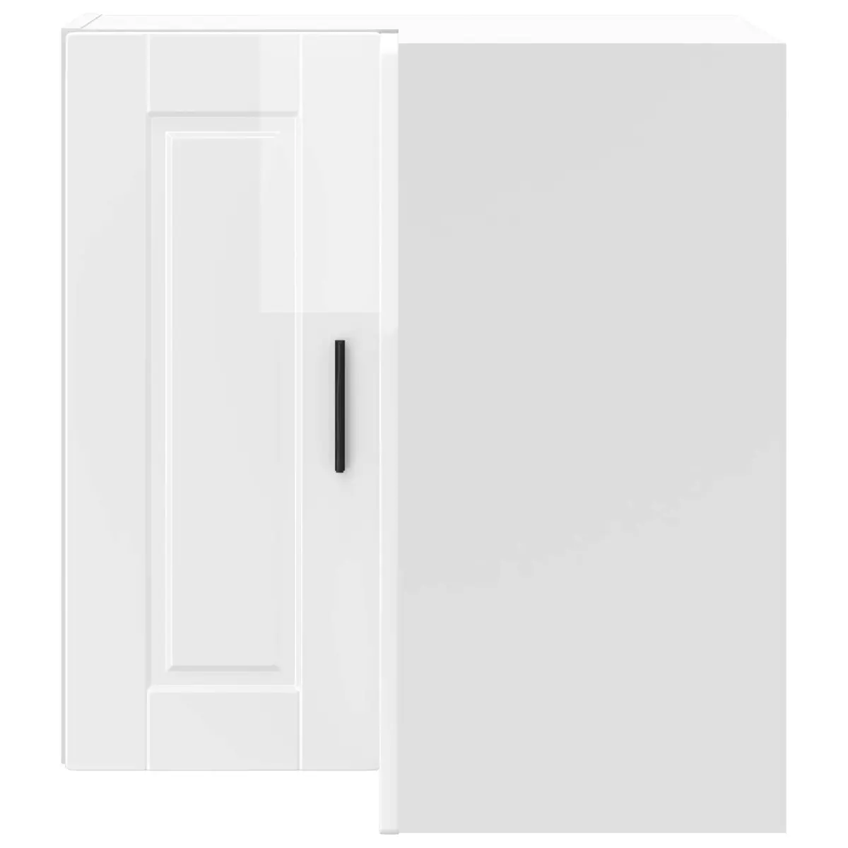 White Kitchen Wall Corner Storage Cabinet