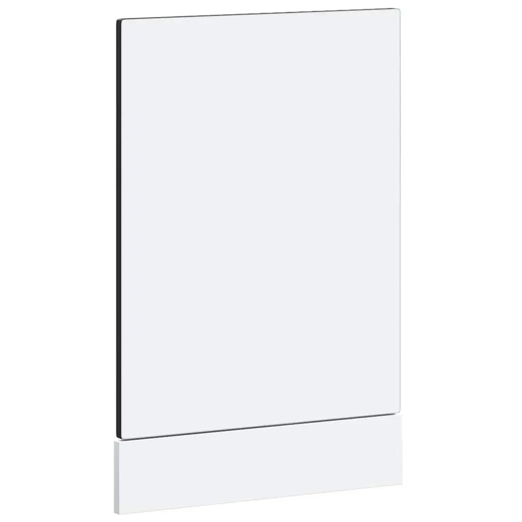 Dishwasher Panel Black Kitchen Cabinet Front Cover Engineered Wood 45x57cm