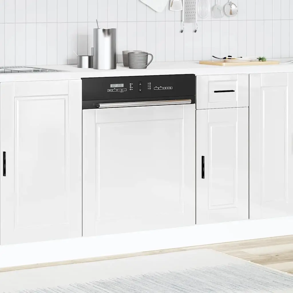 Dishwasher Panel in High Gloss White