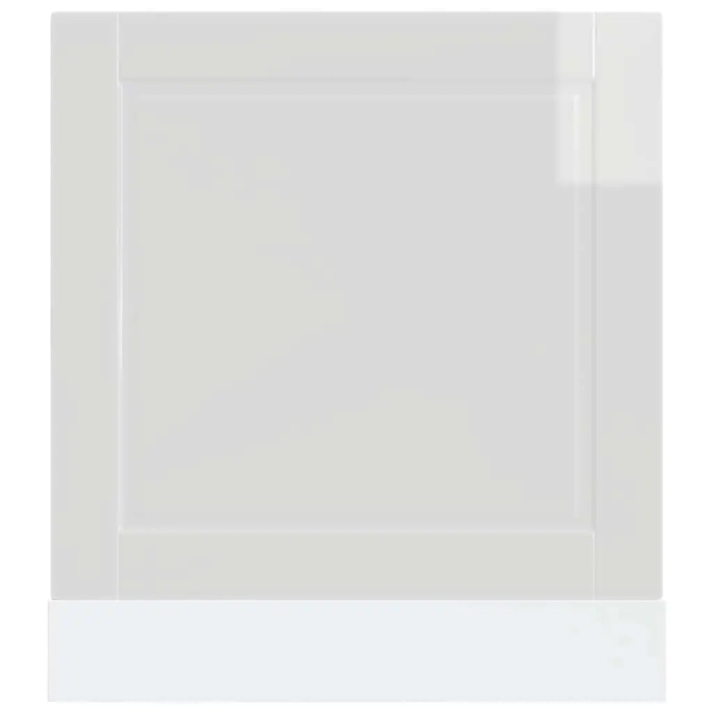 Dishwasher Panel in High Gloss White