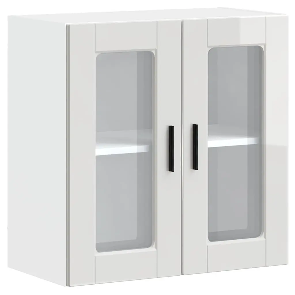Kitchen Wall Cabinet with Glass Door