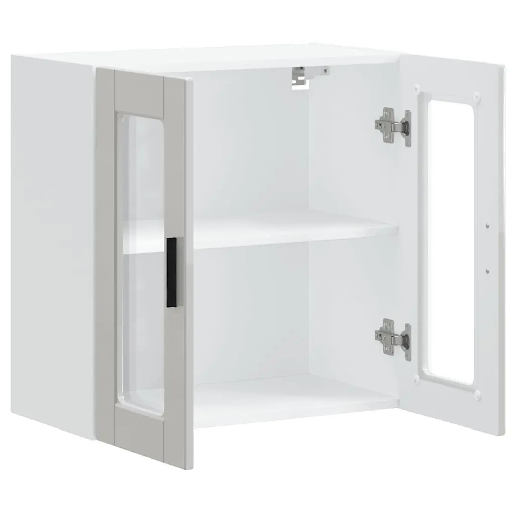 Kitchen Wall Cabinet with Glass Door
