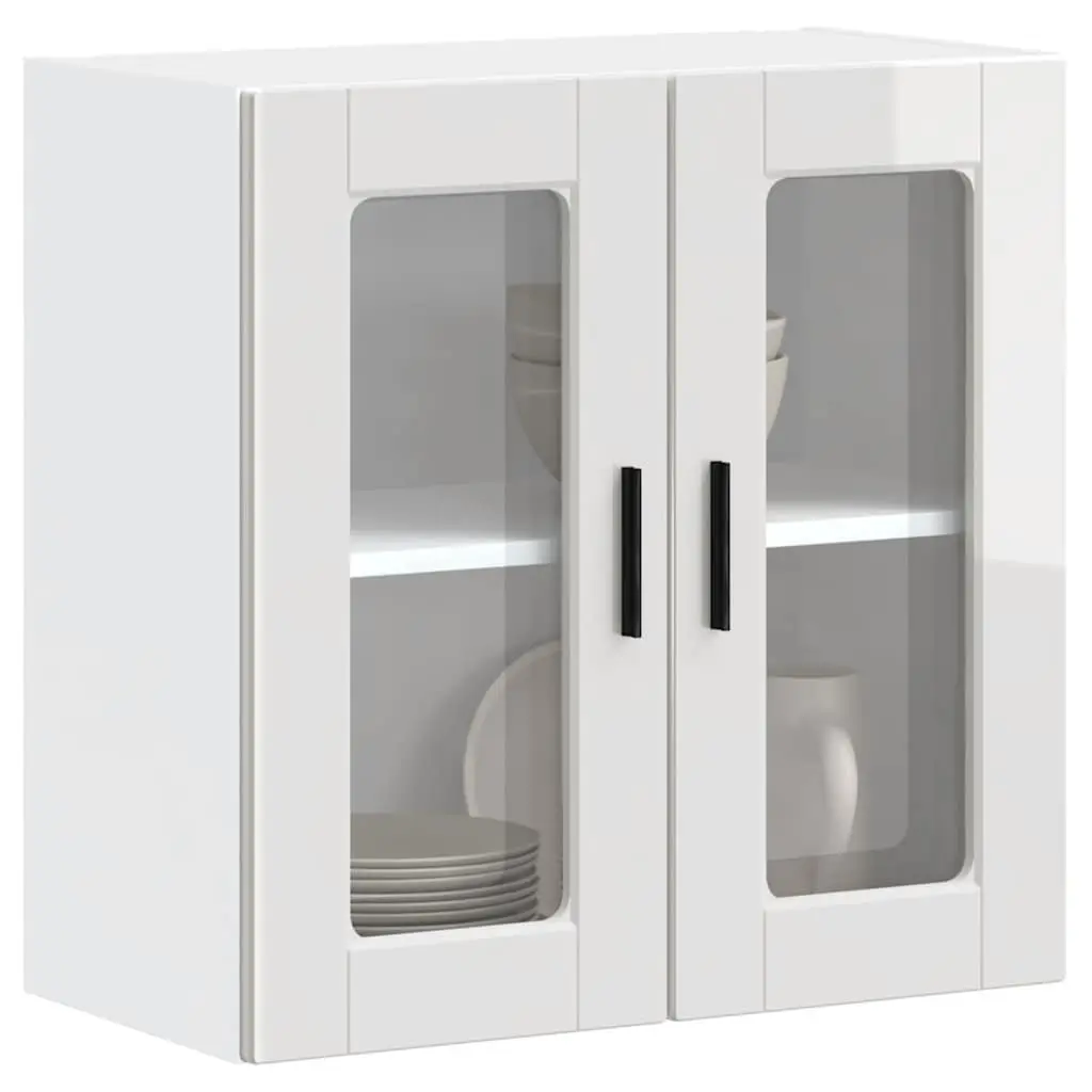 Kitchen Wall Cabinet with Glass Door