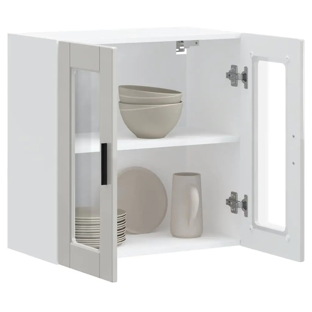 Kitchen Wall Cabinet with Glass Door