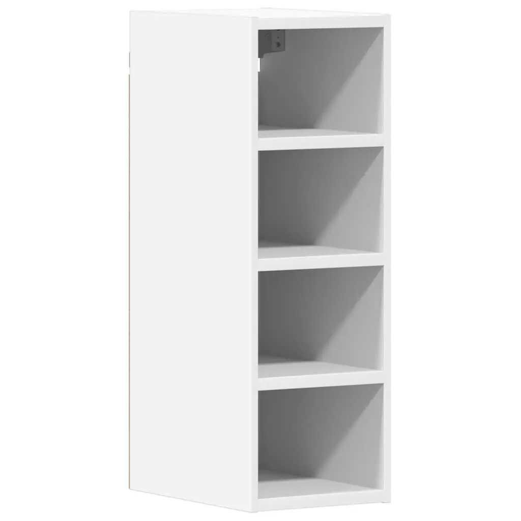 Wall-Mounted Kitchen Storage Cabinet Engineered Wood White 20x29.5x60cm