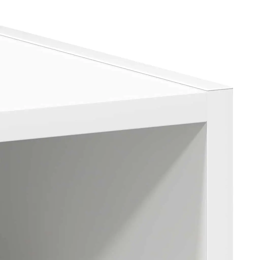 Wall-Mounted Hanging Cabinet for Kitchen Storage Engineered Wood White 40x29.5x60cm