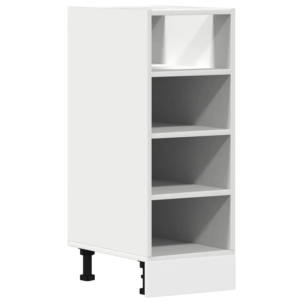 White Kitchen Storage Cupboard 30x44.5x81.5cm
