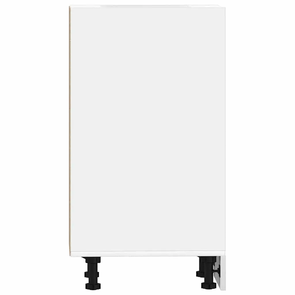 White Kitchen Storage Cupboard 30x44.5x81.5cm