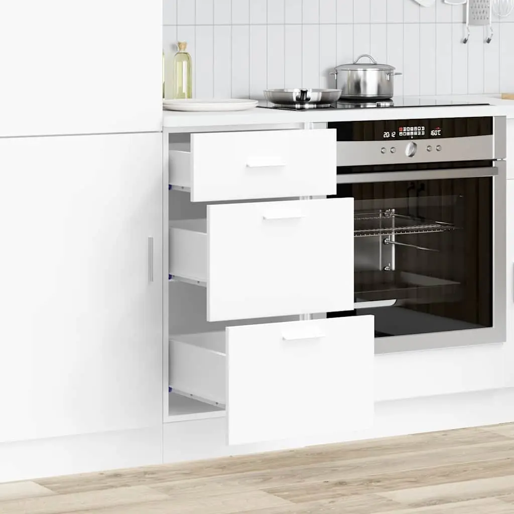 Bottom Kitchen Cabinet White 40x46x81.5cm Storage Cupboard Engineered Wood