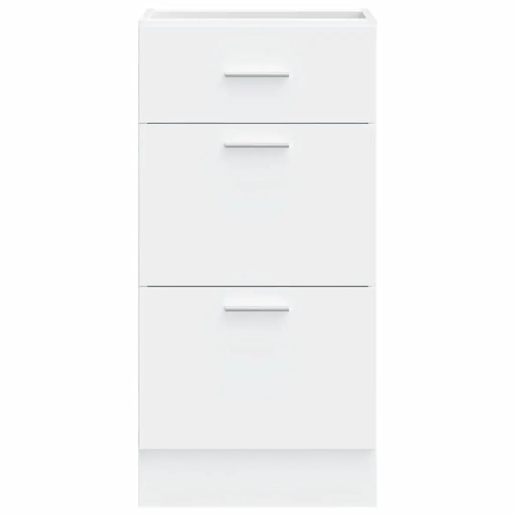 Bottom Kitchen Cabinet White 40x46x81.5cm Storage Cupboard Engineered Wood