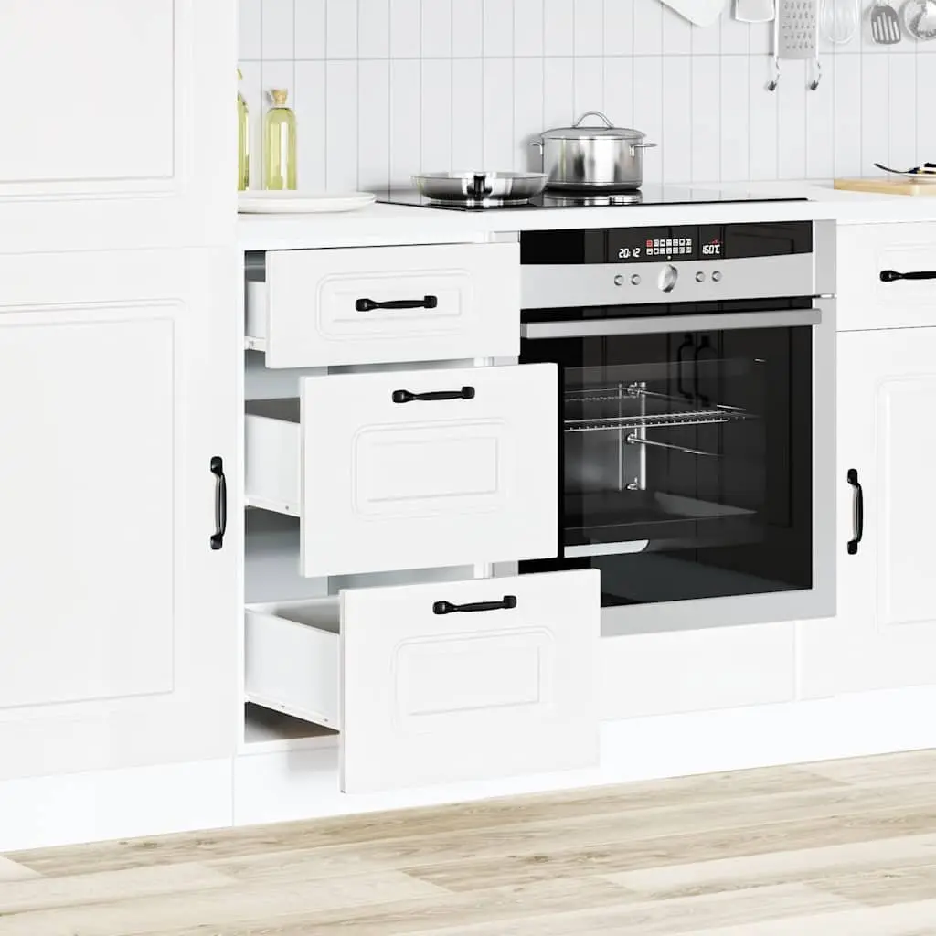 Engineered Wood Kitchen Base Cabinet with Adjustable Feet
