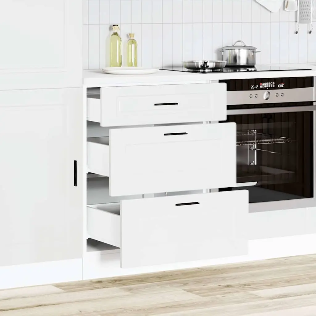 Engineered Wood Kitchen Base Cabinet with Adjustable Feet