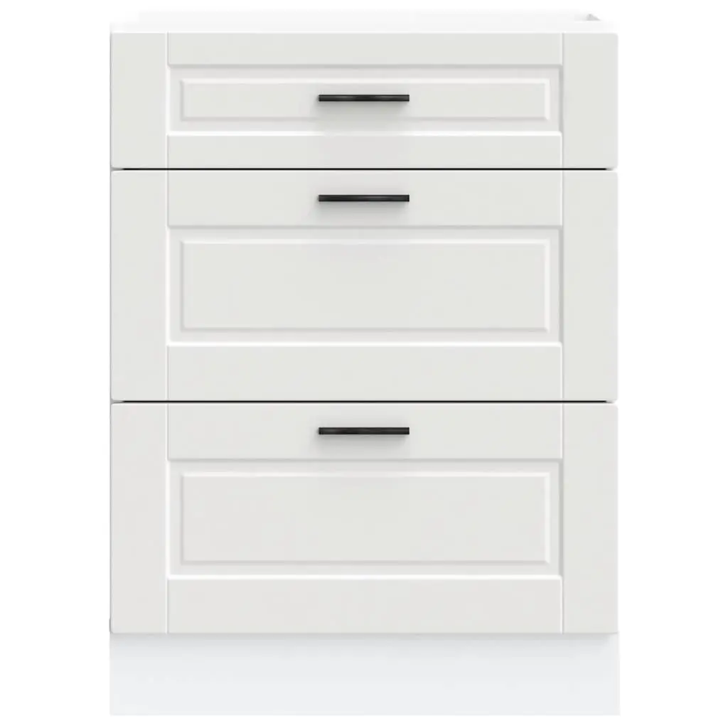 Engineered Wood Kitchen Base Cabinet with Adjustable Feet