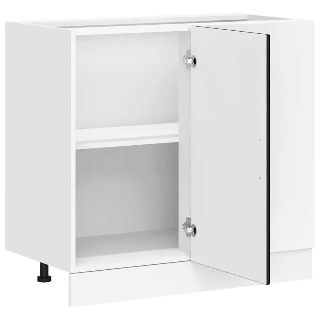 Black Engineered Wood Kitchen Base Cabinet