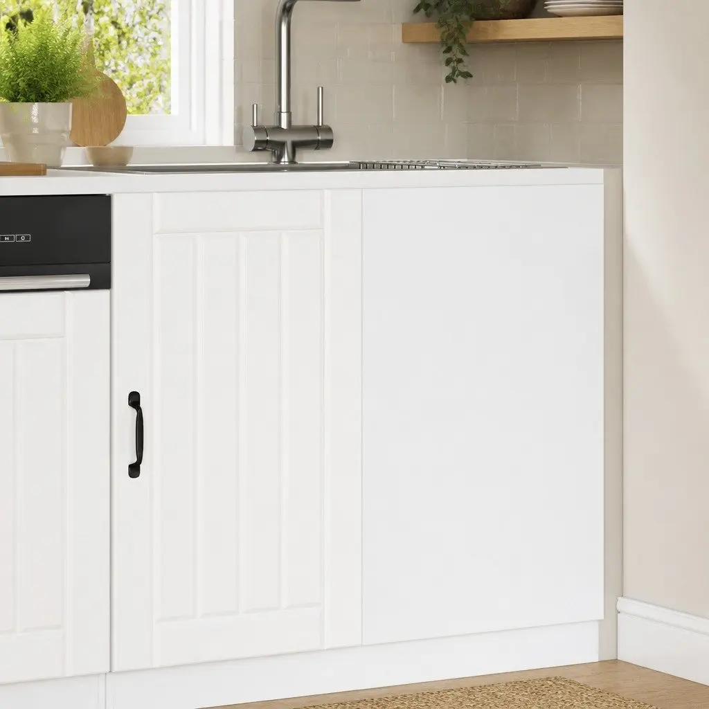 White Kitchen Base Cabinet with Storage