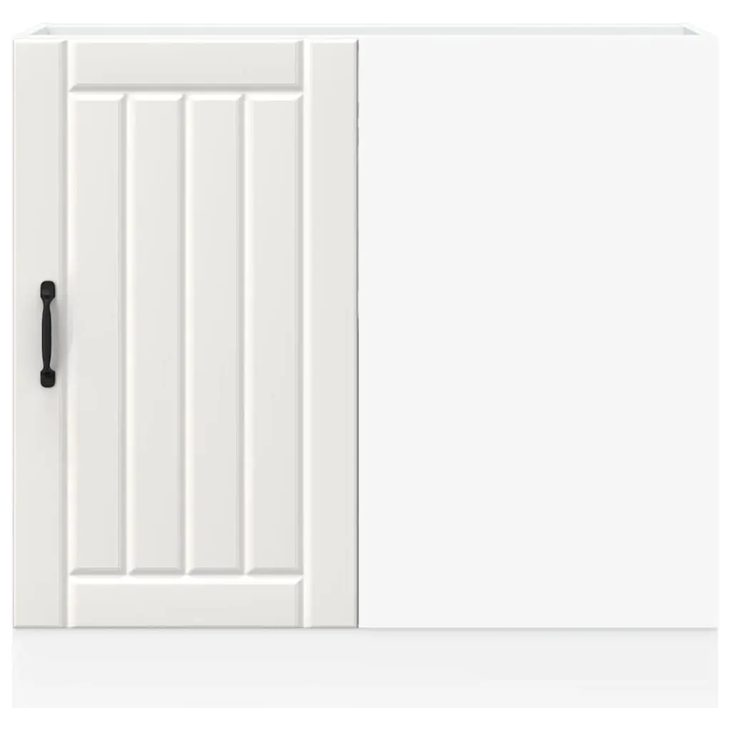 White Kitchen Base Cabinet with Storage