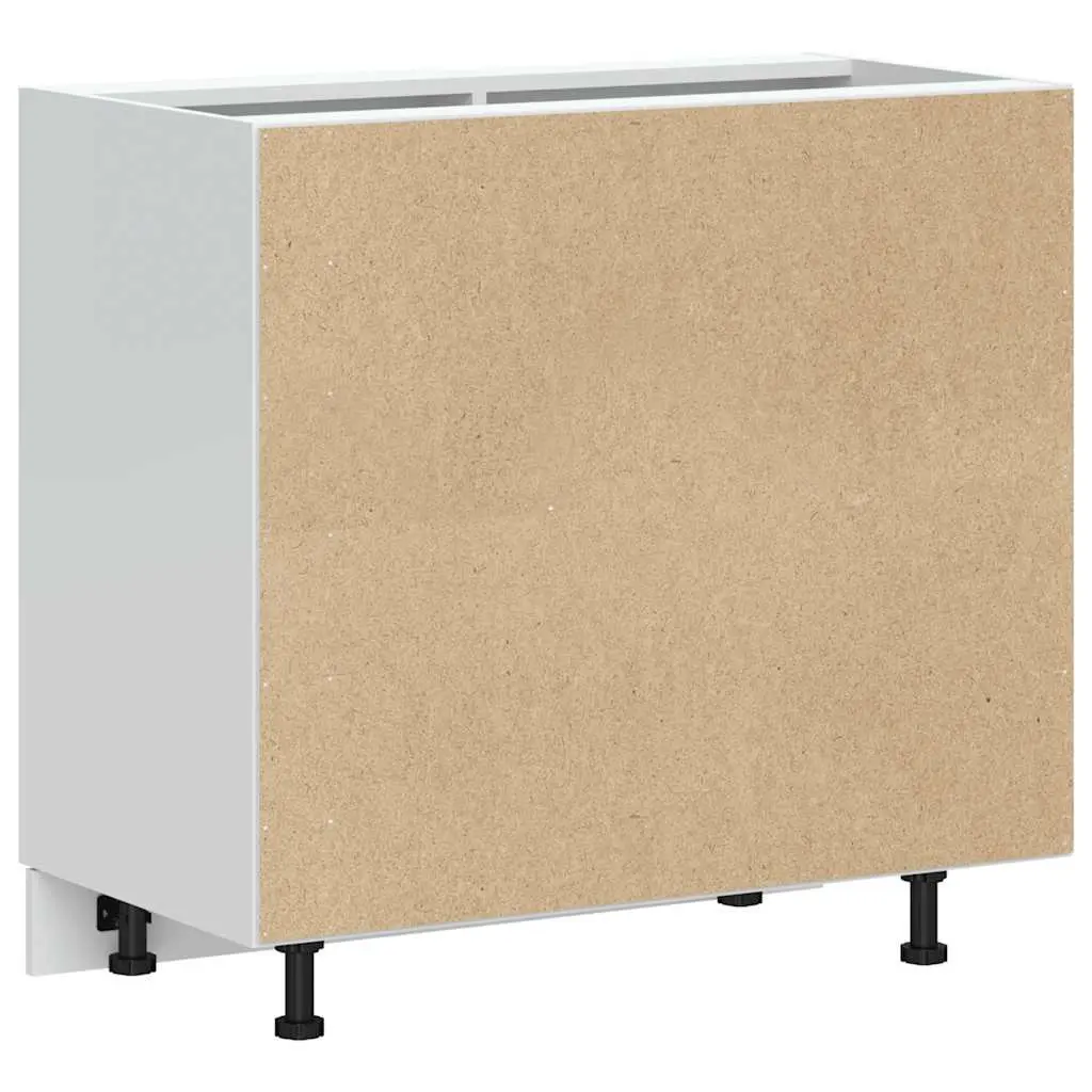 Engineered Wood Black Kitchen Base Cabinet