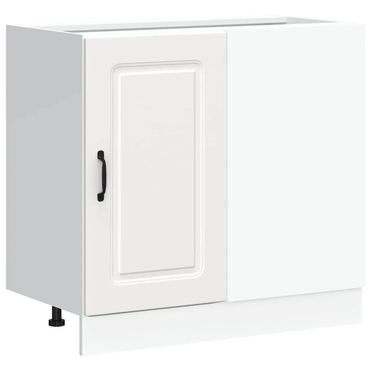 White Engineered Wood Base Cabinet