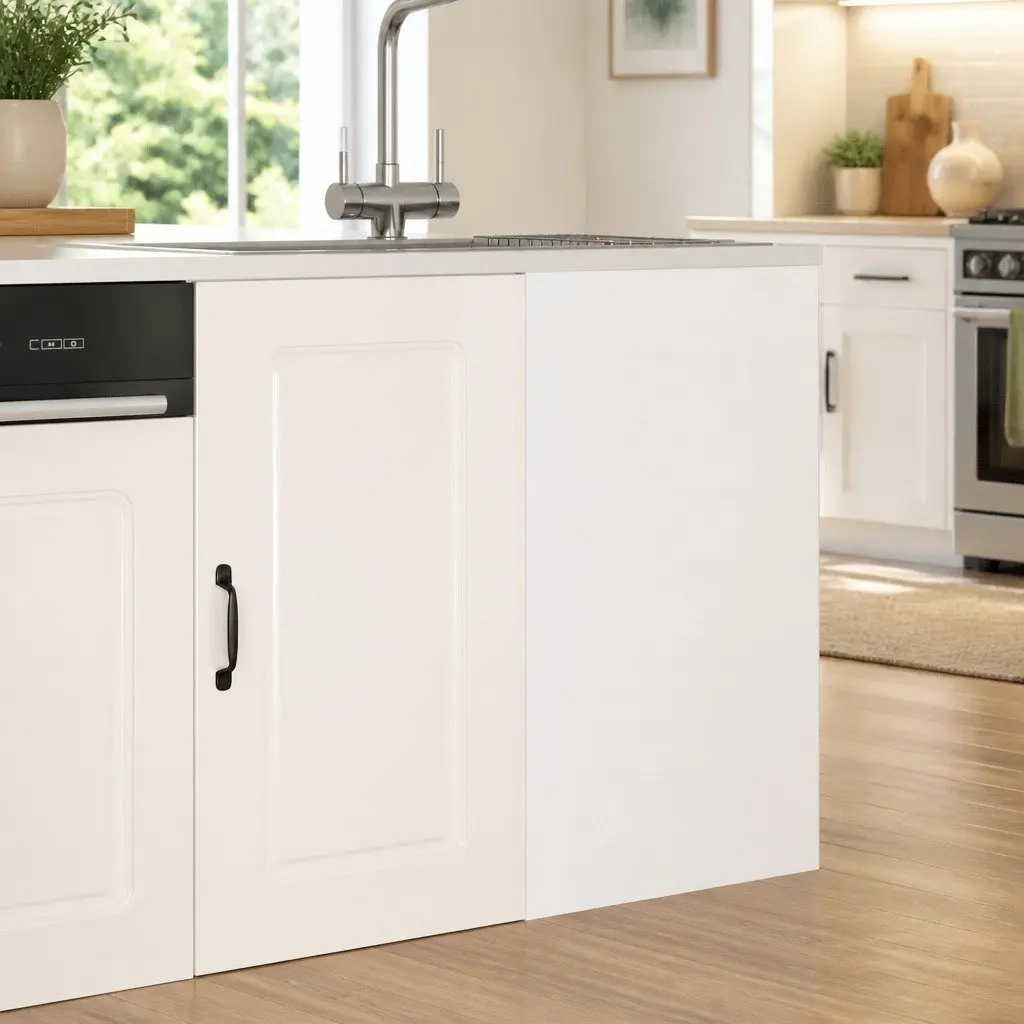 High Gloss White Kitchen Cabinet