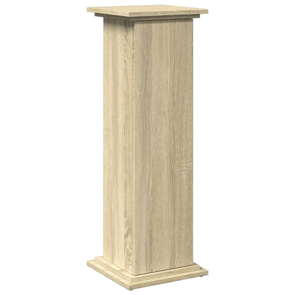 Brown Engineered Wood Display Stand