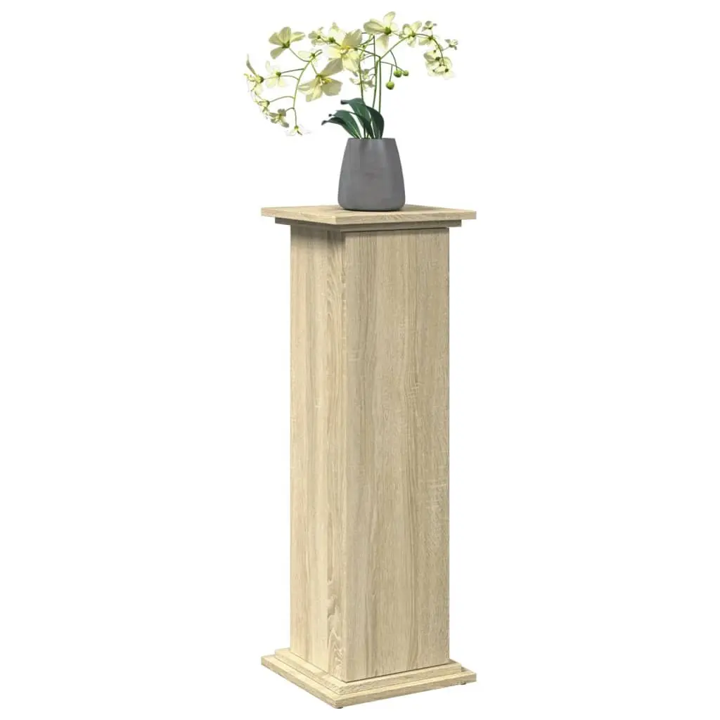 Brown Engineered Wood Display Stand
