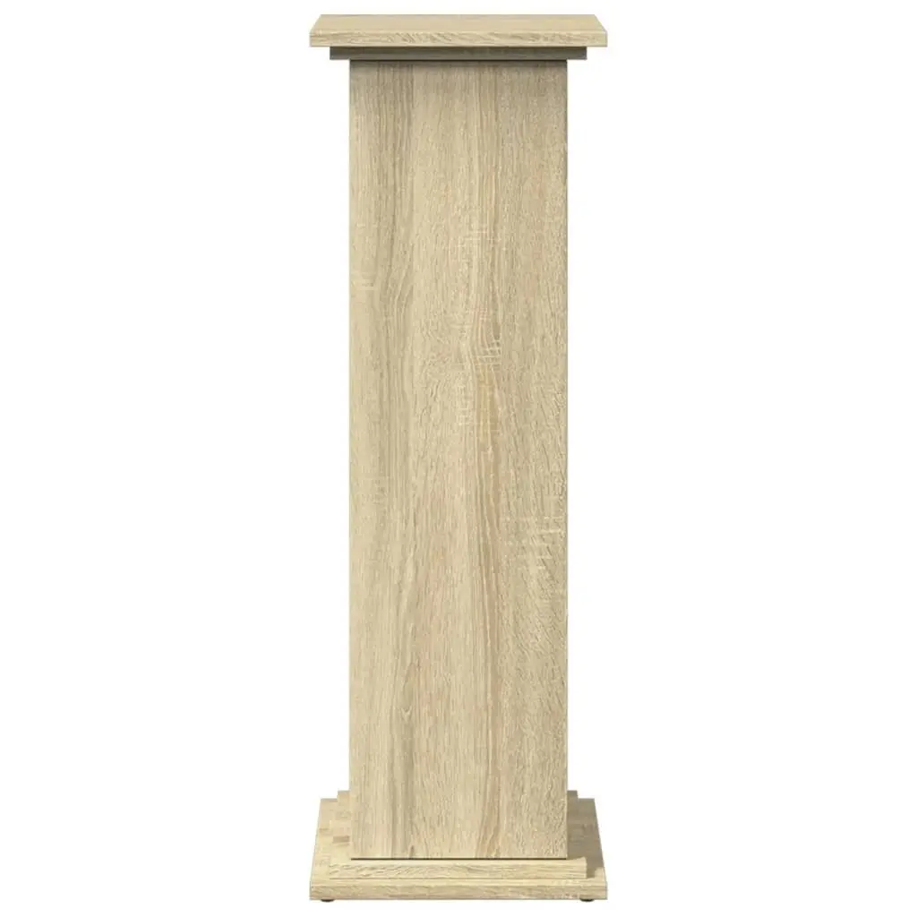 Brown Engineered Wood Display Stand