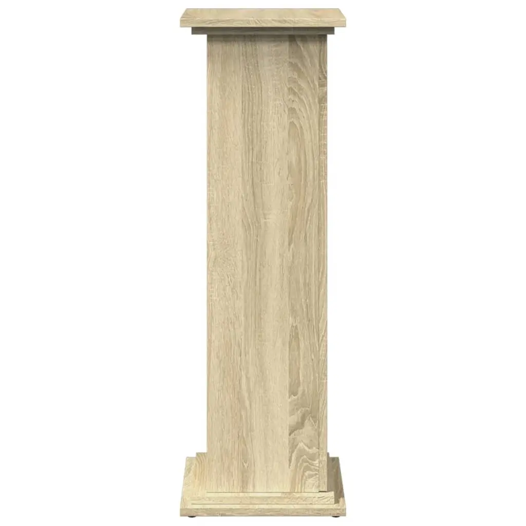Brown Engineered Wood Display Stand