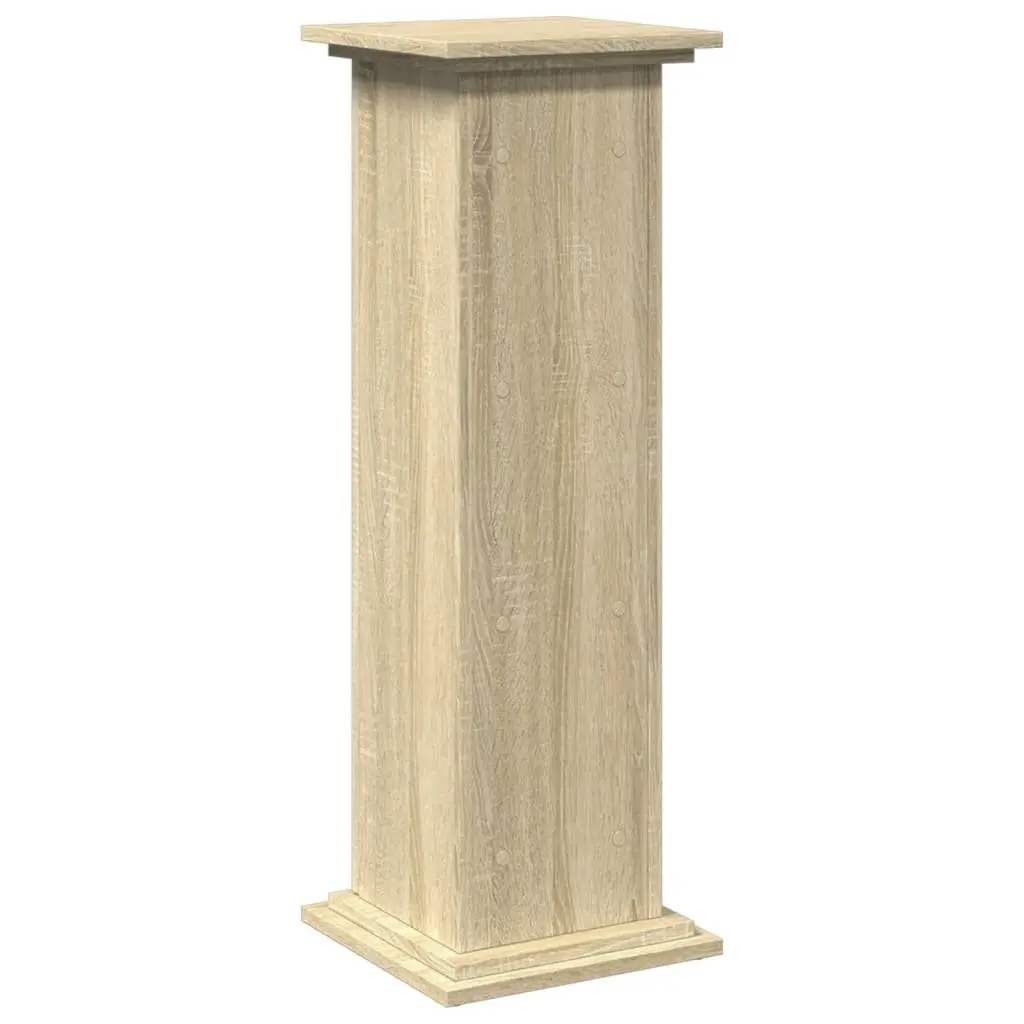 Brown Engineered Wood Display Stand