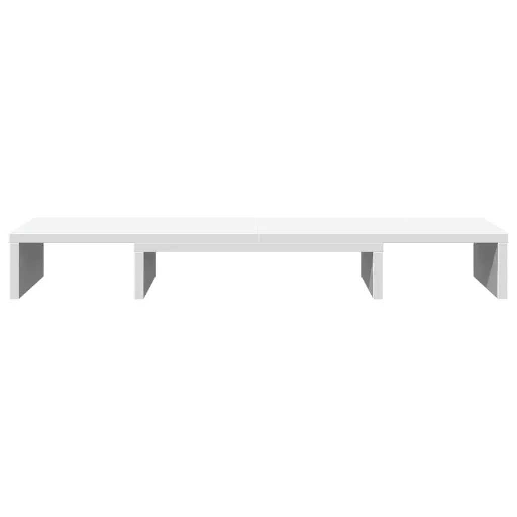 White Adjustable Monitor Stand Riser