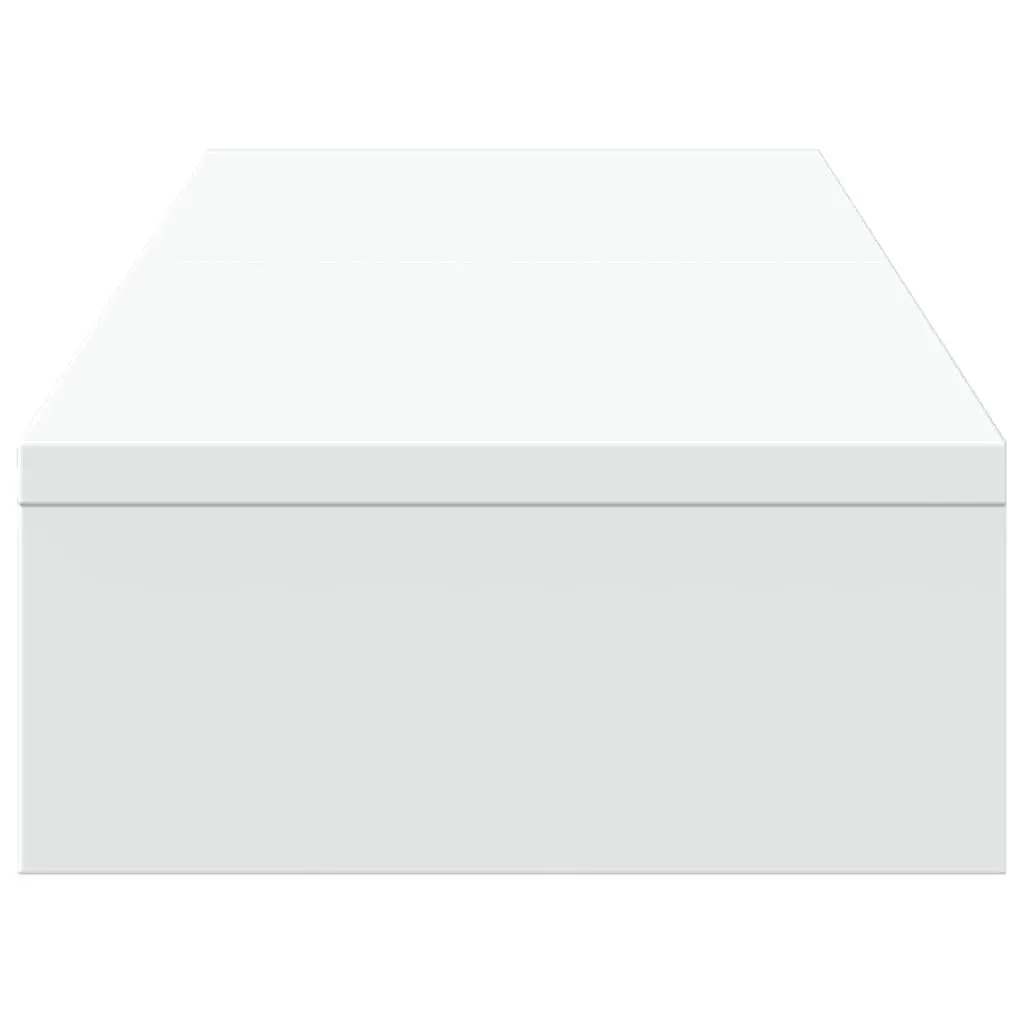 White Adjustable Monitor Stand Riser