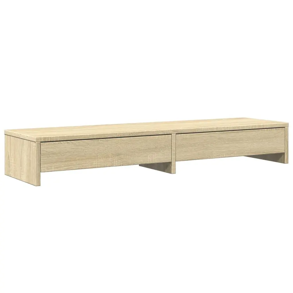 Brown Engineered Wood Monitor Stand