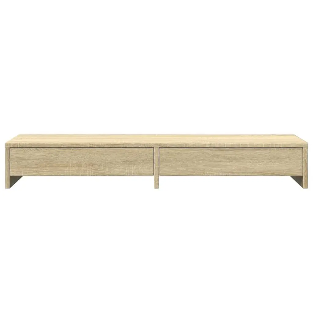 Brown Engineered Wood Monitor Stand