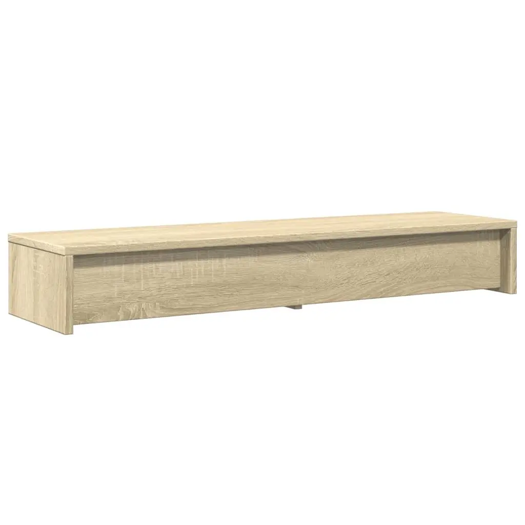 Brown Engineered Wood Monitor Stand