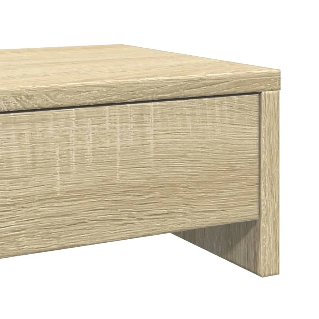 Brown Engineered Wood Monitor Stand