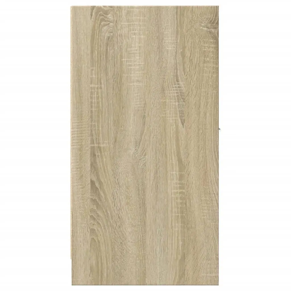 Apothecary Cabinet Storage Chest for Home and Office Sonoma Oak Engineered Wood 30 x 41 x 77.5 cm