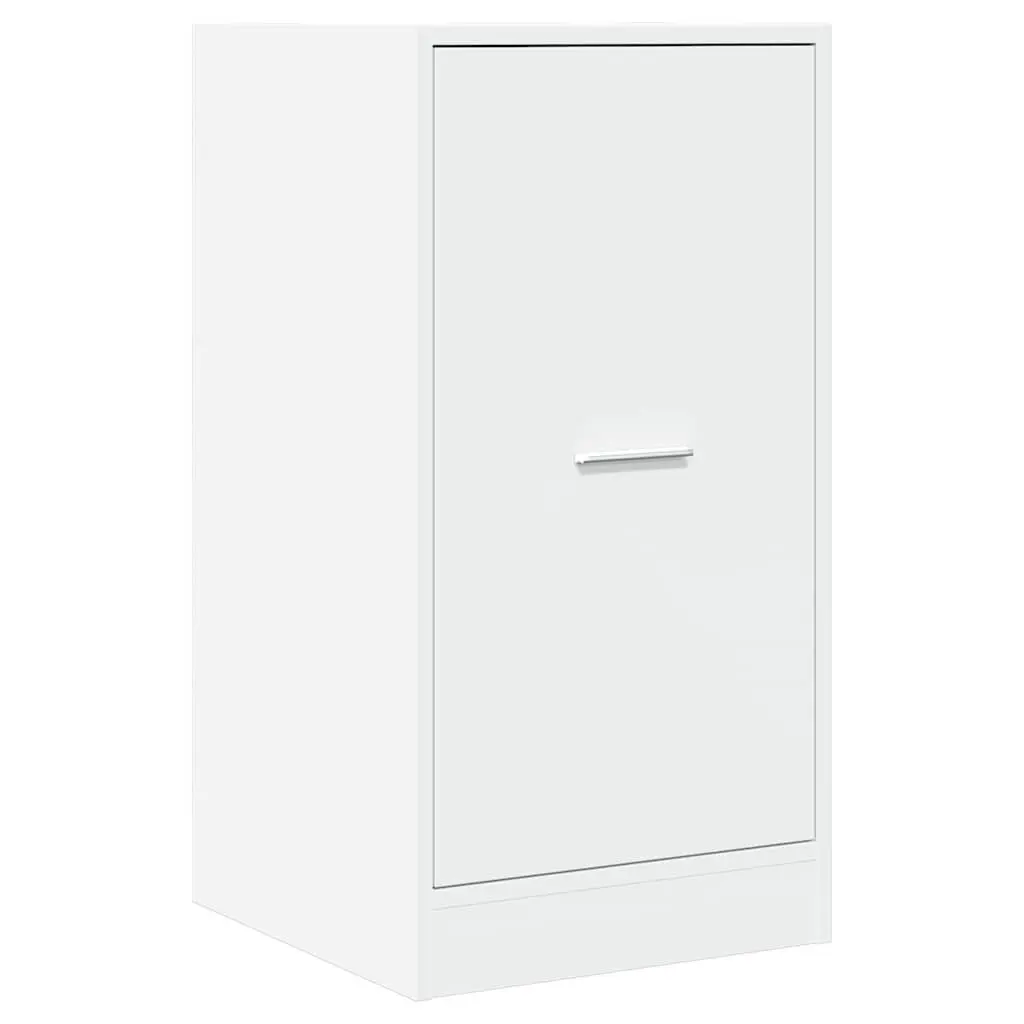 Apothecary Cabinet White Storage Chest Engineered Wood Bedroom 40 x 41 x 77.5 cm