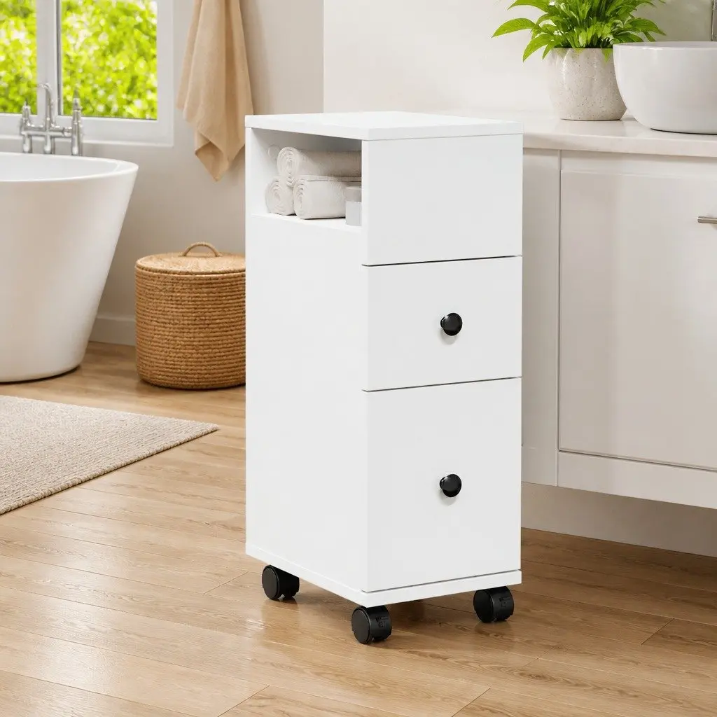 Narrow Bathroom Storage Cabinet