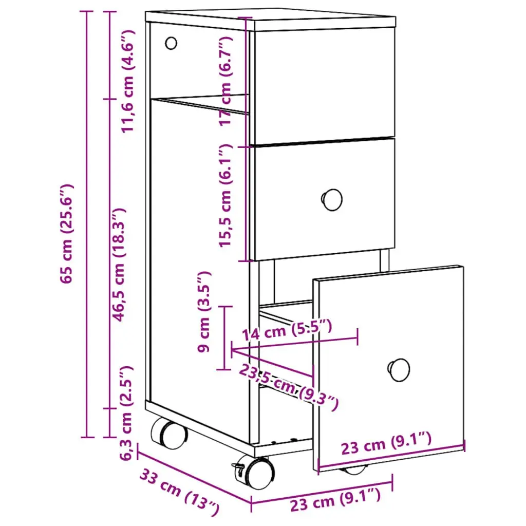 Narrow Bathroom Storage Cabinet