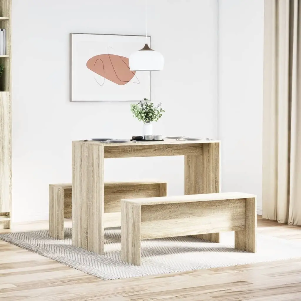 3-Piece Dining Table and Bench
