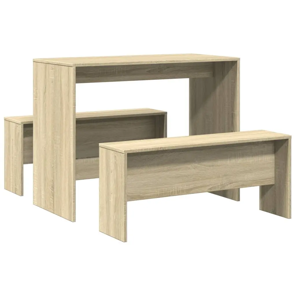 3-Piece Dining Table and Bench