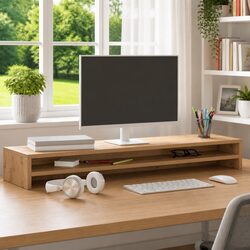 Monitor Stand with Dimensions 100 x 24 x 13 cm