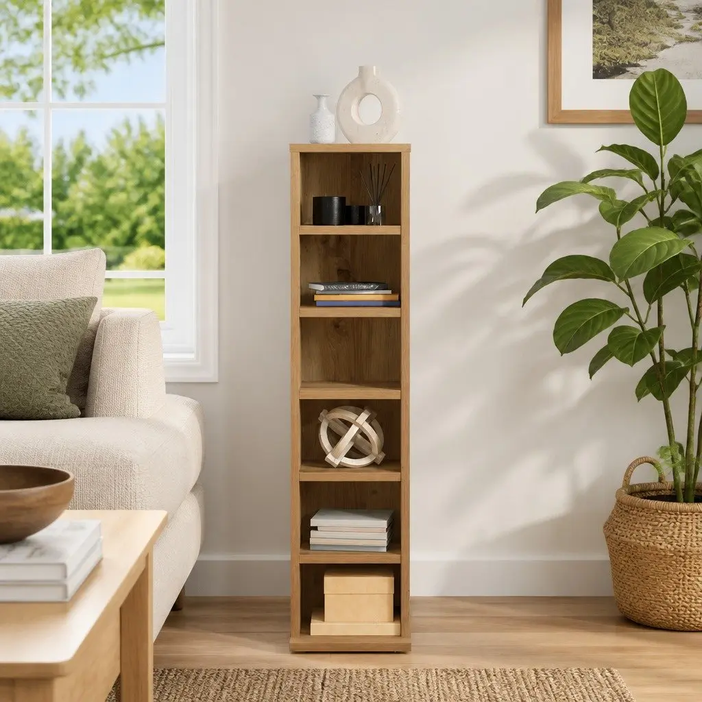 Artisan Oak CD DVD Storage Cabinet