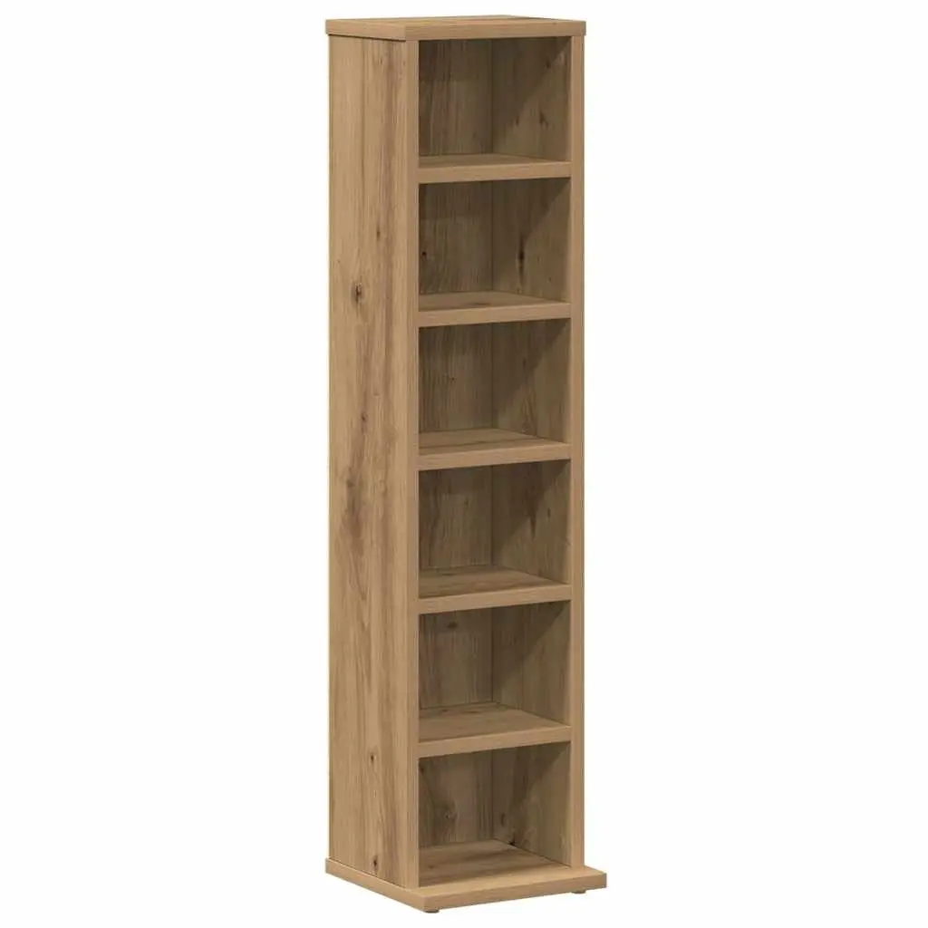 Artisan Oak CD DVD Storage Cabinet