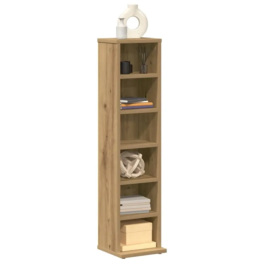 Artisan Oak CD DVD Storage Cabinet
