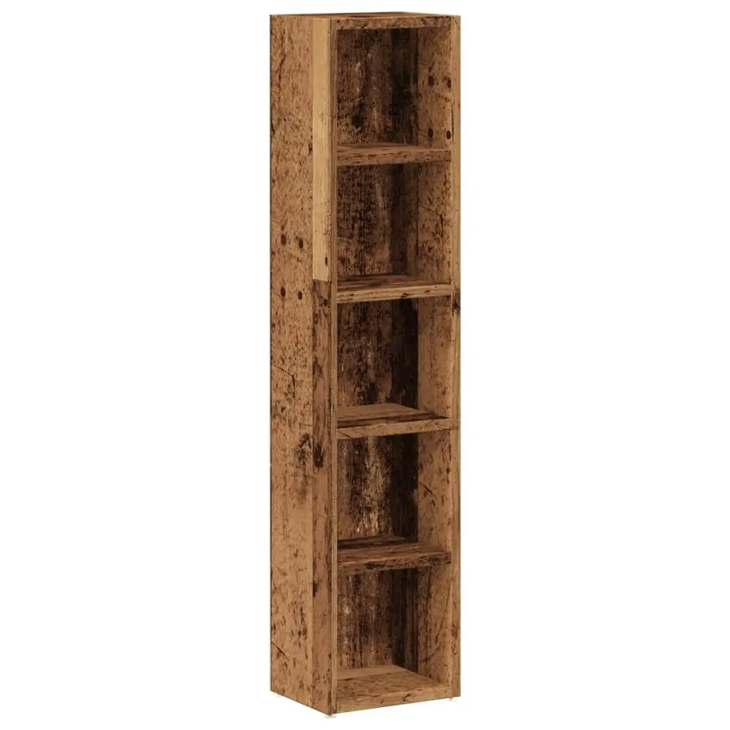 Brown Engineered Wood CD Storage Cabinets 2 Pack