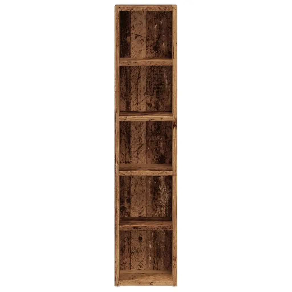 Brown Engineered Wood CD Storage Cabinets 2 Pack